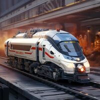 Hot Sale#Compatible with Lego Building Blocks Pull Back Car Toy Sports Car Retro Train Train Building Blocks Assembled Boys and Girls Birthday Gift RX11