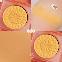 Hot Sale#[Complexion improvement]Blush and Eyeshadow Dual-use Yellow Blush Stage Christmas Makeup Caramel Milk Brown Maple Leaf Brown Matte Blush RX11