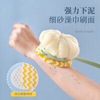 Hot Sale#[Concave-convex Soft Rubber Insole]Bath Brush Back Rubbing Long Handle Soft Fur Bath Brush Bath Brush Rubbing Gadget Back No Need for People Double-Sided Two-in-One RX11