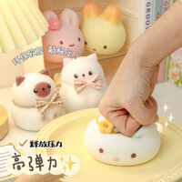 Hot Sale#Cute Pet Rebound Stress Relief Toy Squeeze Fun Student High-Value Cute Vent Ball Stress Relief Artifact Ball Children's Toy RX11