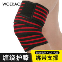 Hot Sale#Elastic Squat Knee Brace Weightlifting Training Sports Fitness Bandage Knee Support for Men and Women Single Pack12y