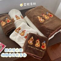 Hot Sale#Extra Thick Bath Towel Dormitory Water-Absorbing Quick-Drying Bath Brush Wrapping Towel Couple's Summer Facecloth Bath Towel Lint-Free RX11