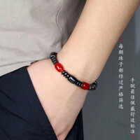 Hot Sale#Gallstone Bracelet Magnetic Therapy Tiger Stone Anti-Static Magnetic Health Care Magnet Couple Dopamine Iron Meteorite Bracelet12y