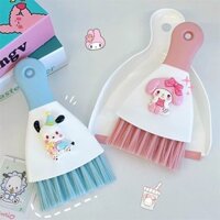 Hot Sale#Household My Melody Desktop Mini Broom Set Children's Keyboard Cleaning Brush Dustpan Combination Broom Cleaning Broom RX11
