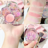 Hot Sale#kakashow Girl Heart Gradient Blush Matte Thin and Glittering Pseudo Plain Cute Vigorous Girl Nude Makeup Two-Color Rouge2kk