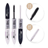 Hot Sale#LIDEAL LIDEAL Microfiber Dual-Head Mascara Long Waterproof Smudge-Proof Black and White Brush Head2kk