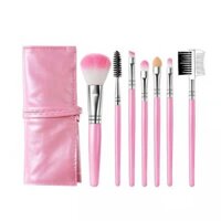 Hot Sale#Makeup Brush Set with Brush Holder7Makeup Brush Set for Blush, Eyeshadow, and Eyebrow Comb, Manufacturer In Stock, Leather Bag7Brush Suit12y