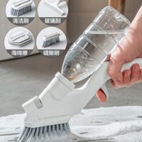 Hot Sale#Multifunctional Kitchen Cleaning Brush Five-Piece Set Pressing Water Spray Ceramic Tile Brush Glass Wiper Blade Spong Mop Gap Brush RX11