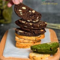 Hot sales cheap Bánh BISCOTTI 500gram nguyên cám mix 5 vị GreenFood bánh ăn kiêng giảm cân không đường dành cho người béo tiểu đường