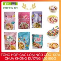 Hot sales cheap Ngũ cốc sữa chua không đường YOGURT FRUIT OATMEAL gói 500g - Đài Loan túi zip tiện lợi