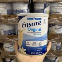 Hot sales cheap Sữa Ensure Mỹ Original Nutrition Powder 397g mẫu mới Vanilla Date 2023