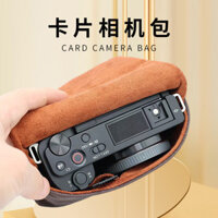 Hot Sale#Suitable for Sony RX100Series Camera Bag m7 ZV-1 zv1m2Black Card m6Canon G7X3/G7X mar4yyo