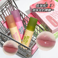 Hot Sale#SUSU SKY Sweet Fruit Glossy Mirror Lip Gloss Set Matte Low Saturation Brightening Lip Mud Student Makeup RX11