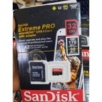 {HOT SALE}Thẻ nhớ Sandisk Extreme Pro micro SD 32G