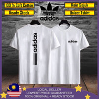 Hot selladidas áo thun cổ tròn 100% cotton áo sơ mi nam