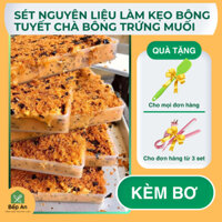 (HOT) Set nguyên liệu làm bánh Bông Tuyết nhiều vị (Kèm bơ) - Tặng phới dẹt