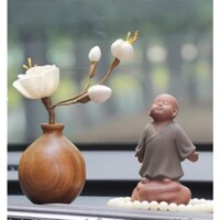 Hot  Set tượng Phật/ Hòa Thượng tô điểm taplo xe con hàng thời thượng -