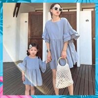 [HOT] Set váy Mẹ Và Bé Dáng Suông V1928