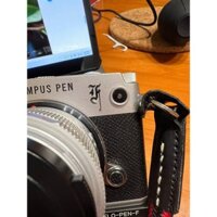 Hot Shoe Hot Shoe Cover Shutter Mẫu Mới Thích Hợp Cho Olympus PEN F Nhãn OM1 Logo Camera Kim Loại Nhãn Tên Logo