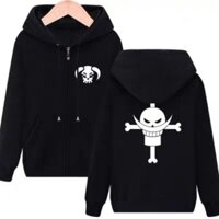 HOT- ( SIÊU PHẨM ) Áo Khoác Băng Râu Trắng - One Piece Mũ Rơm