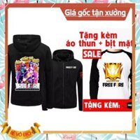 [HOT] [SIÊU RẺ] Áo khoác game Free Fire cực đẹp giá rẻ chất lượng [SỐC]