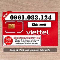 [HOT] Sim 4G Viettel UMAX70 - UMAX90 - ST60N - ST90N. Data Không Giới Hạn, Max Băng Thông. Từ 70K/Tháng - Dùng Toàn Quốc