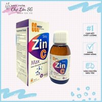 [HOT] Siro bổ sung kẽm ZINC MAX hỗ trợ tăng trưởng chiều cao và sức đề kháng - Chai 100ml