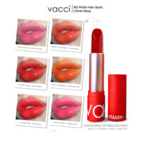 [HOT] Son Tint Dưỡng Môi Có Màu Lâu Phai Vacci Vitamin Tint Lipstick (Hàn Quốc) - CÓ MẪU MỚI 2024
