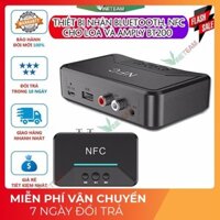 HOT- Thiết bị nhận Bluetooth, NFC cho loa và Amply BT200 - Hộp Bluetooth âm thanh không dây BT200 NFC V5.0 -DC4085