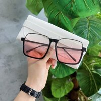 Hot Trend 2024 Kính mắt Unisex nam nữ phong cách Hàn Quốc chống tia UV - Tặng Túi Da & Khăn Lau Chống Xước