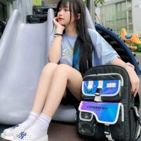 {Hot trend} - Balo Basic Backpack Degrey Balo Đi Học Thời Trang Ulzzang Basic Hàn Quốc- Sỉ Gia Dụng Toàn Cầu
