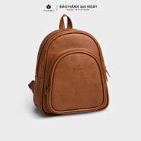 HOT TREND Balo da cao cấp - Balo nữ thời trang YUUMY YBA4 - balo da bò bền đẹp - Bò Nhạt