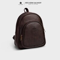 HOT TREND Balo da cao cấp - Balo nữ thời trang YUUMY YBA4 - balo da bò bền đẹp - Nâu
