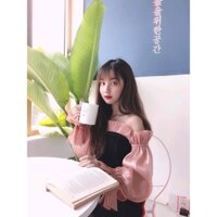 [Hot trend] Đầm trễ vai dự tiệc tay phối lưới bóng kính siêu hot : 2021  * ' . ' & ཻ