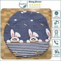 HOT TREND Ga giường bo chun chần bông 3 lớp poly cotton dầy dặn mẫu mã đa dạng, ga trải giường nhiều kích thước