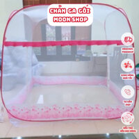 (Hot trend) 🍁 MÙNG CHỤP TỰ BUNG ĐỈNH VUÔNG 2Mx2M2 🍁 MÀN CHỤP CHÂN VIỀN HỒNG KIỂU DÁNG TIỆN LỢI CHO CÁC PHÒNG NGỦ - Đủ sz