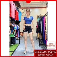 [HOT TREND] Những mẫu bộ đồ tập aerobic, gym nữ quần lửng áo kín bụng đẹp bán chạy nhất