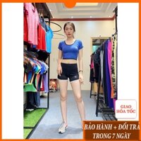 [HOT TREND] Những mẫu bộ đồ tập aerobic, gym nữ quần lửng áo kín bụng đẹp bán chạy nhất