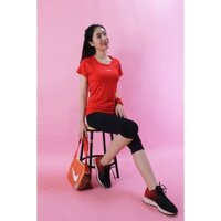 [HOT TREND] Những mẫu đồ tập aerobic, gym, yoga nữ quần lửng áo cộc tay đang giảm giá . KhoDoTheDucNu