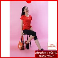 [HOT TREND] Những mẫu đồ tập aerobic, gym, yoga nữ quần lửng áo cộc tay đang giảm giá . KhoDoTheDucNu