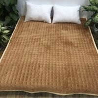(Hot trend) 💥 Tấm Thảm Trải Đệm Mẫu Vàng Nâu - Nệm Nỉ Trải Giường Nằm Hoặc Trải Sàn Lông Cừu Cùn, Nhiều Mẫu Đẹp