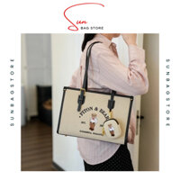 [HOT Trend] Túi xách đứng gấu Siêu HOT cực xinh, đeo chéo, đeo vai, đựng điện thoại size 34cm SB701