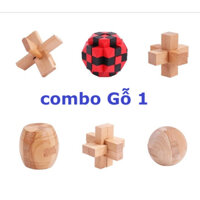 Hot trend_Bộ Đồ Chơi Khóa Khổng Minh Khóa Lỗ Ban 06 Món Thách Thức Mọi Lứa Tuổi_CB01