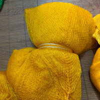 hot VÓ KÉO CÁ bằng sợi dù Thái - Vó kéo tép bằng dù mắt lưới 1.2cm - 1.8cm vuông 2m, 3m màu vàng big sale