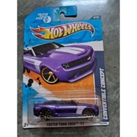 HOT WHEELS  CAMARO CONVERTIBLE CONCEPT MÀU TÍM SỌC TRẮNG