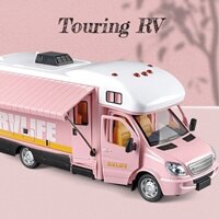 HOT WHEELS [Không có hộp] 1 / 24 Xe Mercedes-Benz Touring RV diecast cailixin Hợp kim kẽm Matel Ánh sáng và Âm thanh Quà tặng sinh nhật cho trẻ em Bộ sưu tập Đồ chơi kéo lùi cho bé trai Đồ chơi mô hình bánh xe nóng