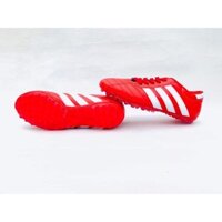 HOT | Xả Kho | [Rẻ Vô Địch] giày đá bóng CT3 3 sọc khâu full đế, giày đá banh 3 sọc màu  đỏ sọc  trắng 💝 ..