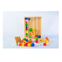 [Hot] Xếp chuỗi hạt Winwintoys -Đồ chơi gỗ thông minh cho bé