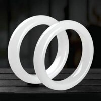 Hotan suet Vòng Tay Đá Cẩm Thạch Trắng Tự Nhiên Cỡ Lớn Cho Nữ Giới