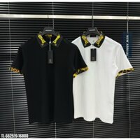 🔥Hot🔥Áo polo Versace thêu cổ thiết kế hot trend Nam Nữ New 2025